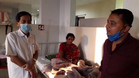CPI-M state secretary met with injured party workers who were brutally attacked by BJP goons CPI-M state secretary met with injured party workers who were brutally attacked by BJP goons